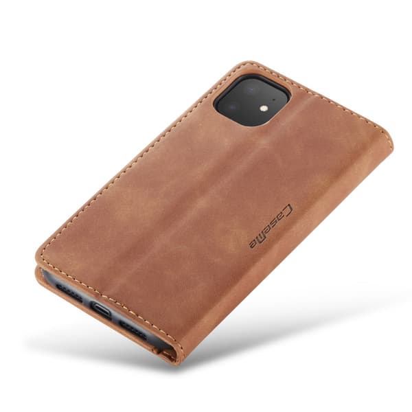 CaseMe Retro Pungetui iPhone 11 Brun