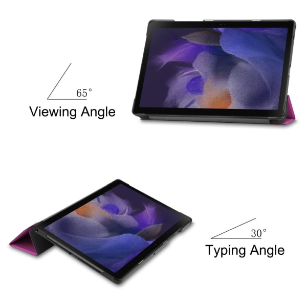 Samsung Galaxy Tab A8 10.5 -kotelo, kolminkertainen violetti