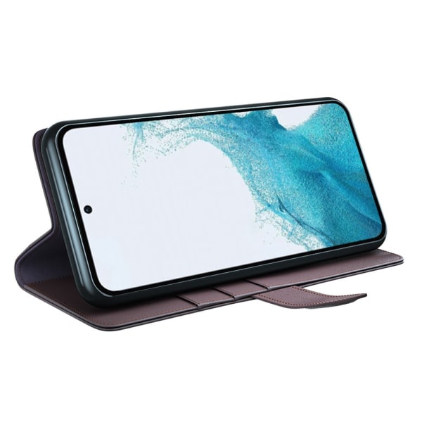 Ægte læder etui Samsung Galaxy A54 Brun