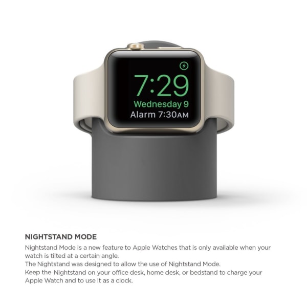 Latausteline Apple Watch Harmaa