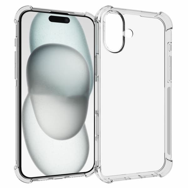 iPhone 16 Plus Skal TPU Transparent