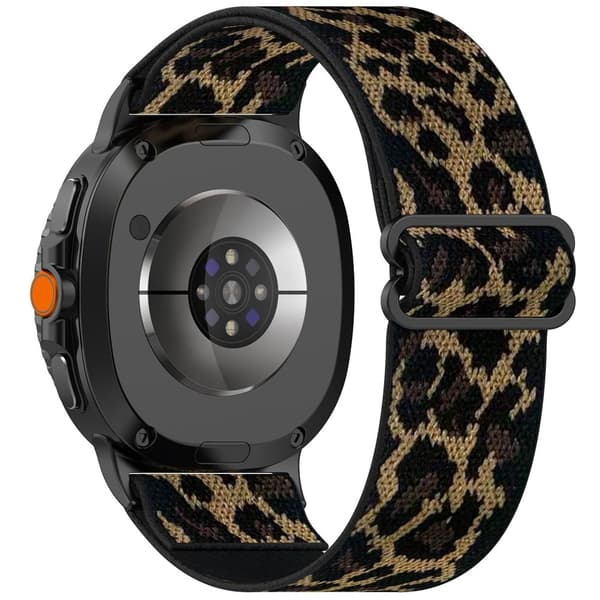 Elastiskt Nylonarmband Samsung Galaxy Watch 8 40mm Leopard