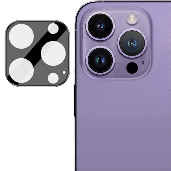 Imak Härdat Glas Linsskydd iPhone 15 Pro/iPhone 15 Pro Max Svart