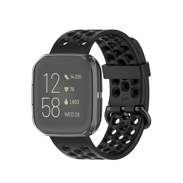 Fitbit Versa 2:n läpinäkyvä suojakuori