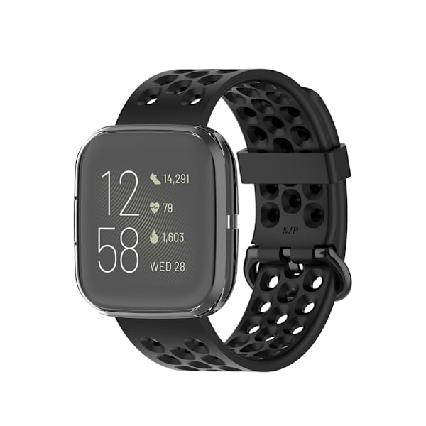 Heltäckande Skal Fitbit Versa 2 Transparent