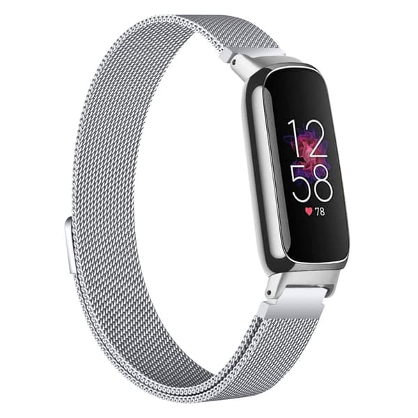 Milanese-silmukkaranneke Fitbit Inspire 3 - hopea