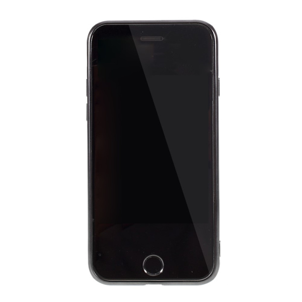 iPhone 7/8/SE Kuori Glitter Musta