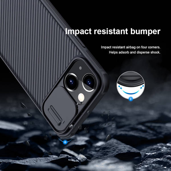 Nillkin CamShield Skal iPhone 13 Mini Svart