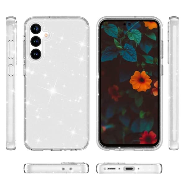 Samsung Galaxy A36 Skal Glitter Transparent