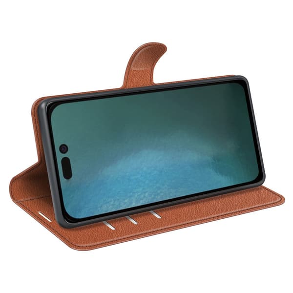 iPhone 14 Pro -puhelinkotelo, ruskea