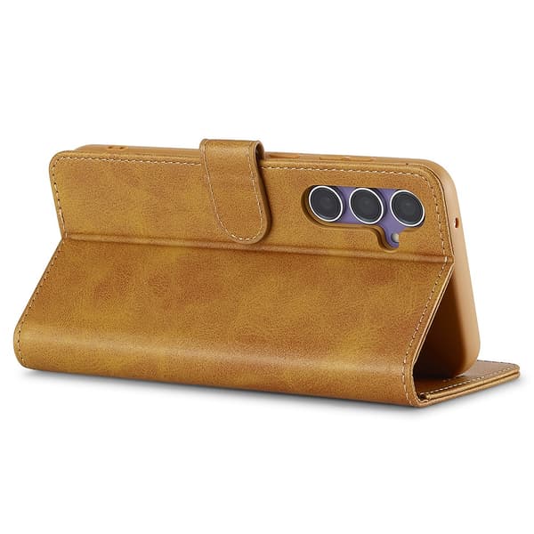 LC.IMEEKE Lompakko-kotelo Samsung Galaxy A16 Cognac