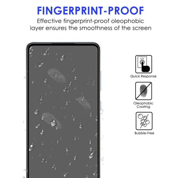 Full Cover karkaistu lasi näytönsuoja Samsung Galaxy A53 musta