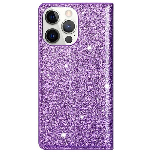 Glitter Pungetui iPhone 14 Pro Max Lilla