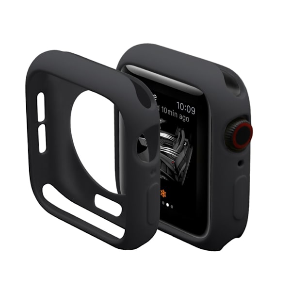 Silikonecover til Apple Watch 44mm Sort
