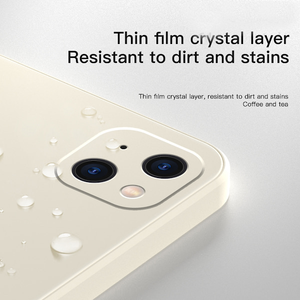 iPhone 13 Pro Skal Silikon Hvid