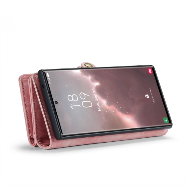 CaseMe Multi-Slot 2 i 1 Pungetui Galaxy S24 Ultra Rosa