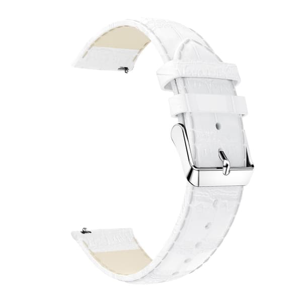 Läderarmband Krokodil Samsung Galaxy Watch Active Vit