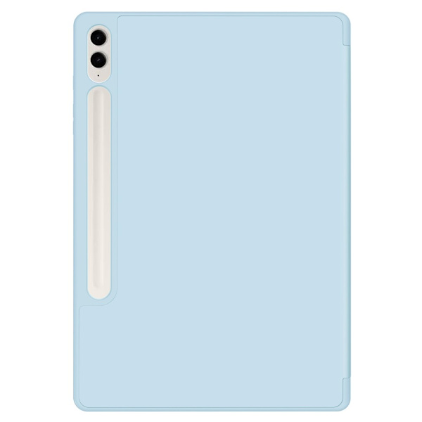 Samsung Galaxy Tab S9 FE Plus -kotelo Tri-Fold kynätelineellä, sininen