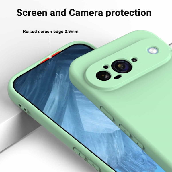 Silikonskal Google Pixel 9 Grön