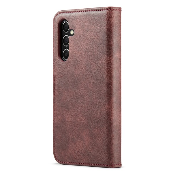 DG.MING 2-in-1 Magnet Plånbok Samsung Galaxy A15 Punainen