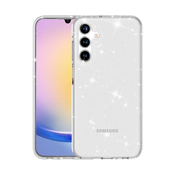 Samsung Galaxy A15 Kuori Glitter Läpinäkyvä