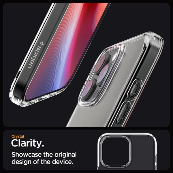 Spigen iPhone 16 Pro Skal Ultra Hybrid Transparent