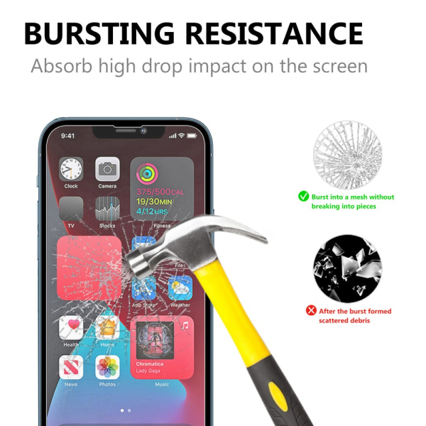 Skærmbeskytter iPhone 13 Pro Max hærdet glas 0,2 mm