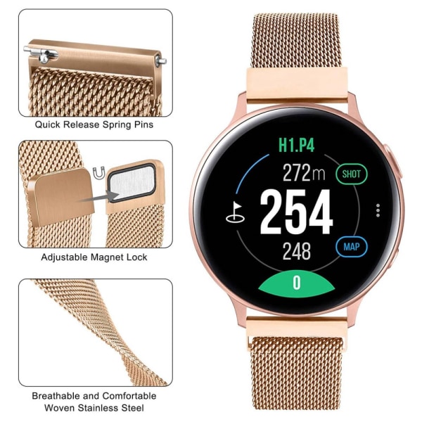 Milanese Armband Samsung Galaxy Watch FE Roséguld