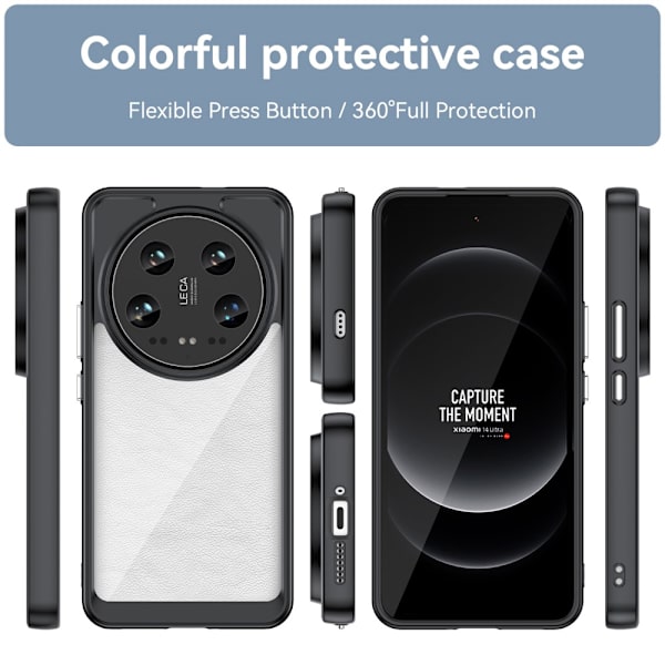 Hybrid Edge Case Xiaomi 14 Ultra Svart