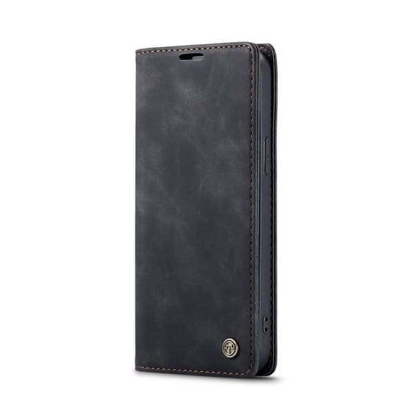 CaseMe Slim Plånboksfodral iPhone 16e Svart