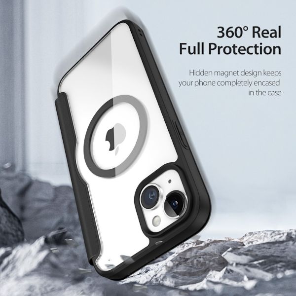 Dux Ducis Skin X Pro -kotelo MagSafe iPhone 15 Plus - Musta