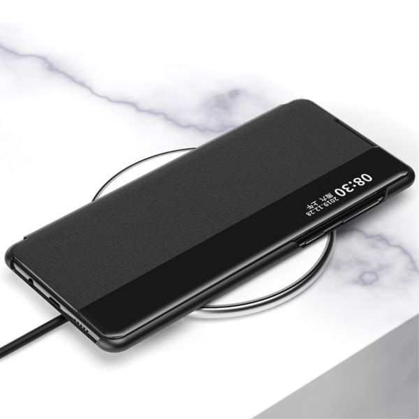 Samsung Galaxy S22 Ultra Etui Med Display Sort