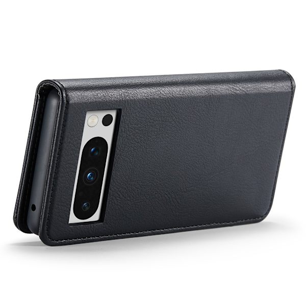 DG.MING 2-in-1 Magnet Plånbok Google Pixel 8 Pro Musta