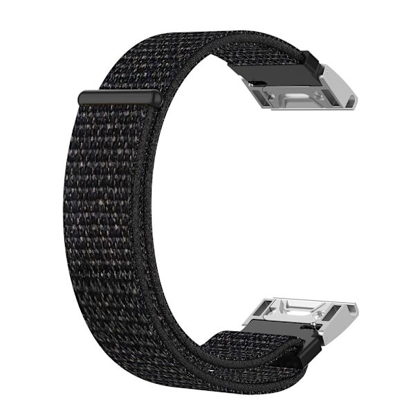 Nylonarmband Garmin Fenix 5/5 Plus/6/6 Pro Svart