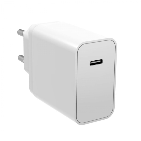 Smartline 30W hurtigoplader USB-C Hvid