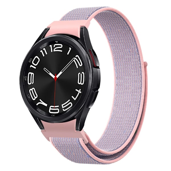 Full Fit Nylonranneke Samsung Galaxy Watch 6 44mm Pinkki