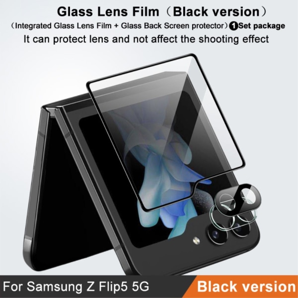 IMAK Härdat Glas Linsskydd+Bakskärmskydd Samsung Galaxy Z Flip 5