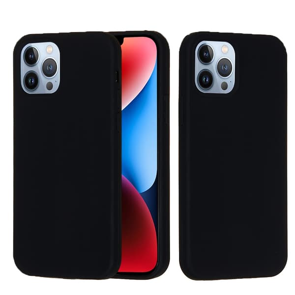 Silikonskal iPhone 15 Pro Svart