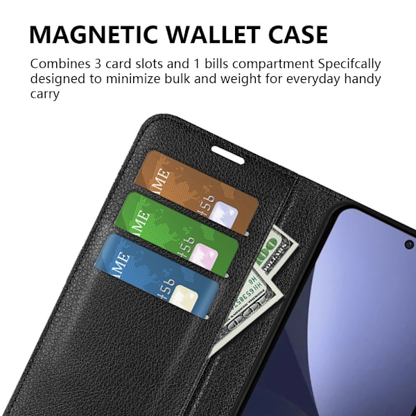 Mobilcover Xiaomi 13 Sort