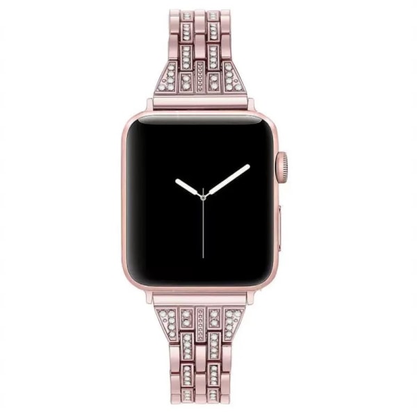 Slim Bling Bracelet Apple Watch 41mm Series 9 Rosa