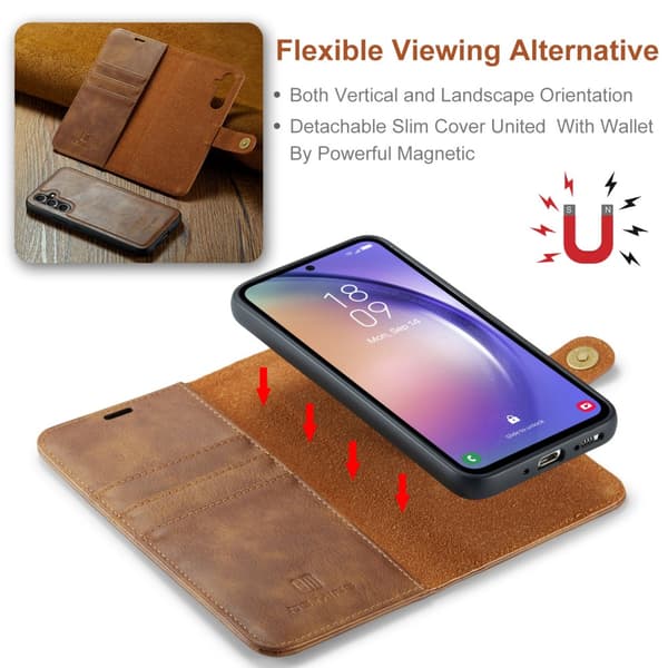 DG.MING 2-i-1 Magnetiskt Plånboksfodral Samsung Galaxy A54 Cogna
