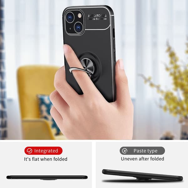 Skal Med Ringhållare iPhone 13 Mini Svart