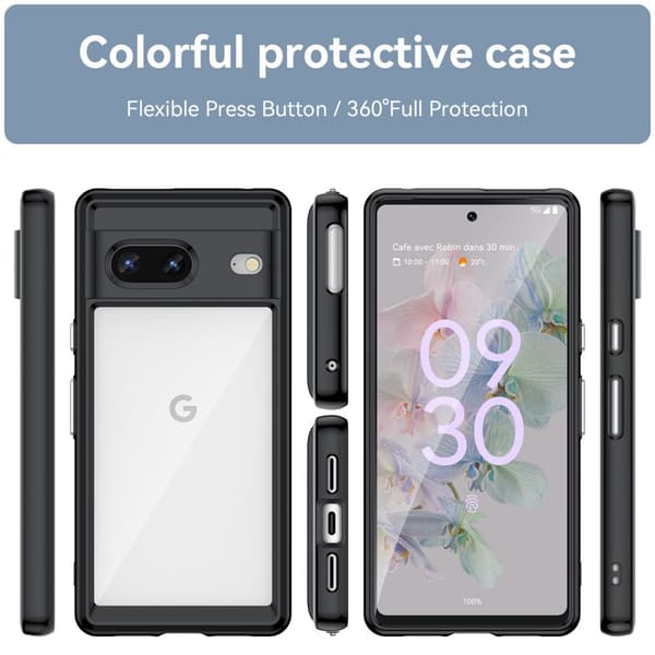 Hybrid Edge Skal Google Pixel 7 Svart