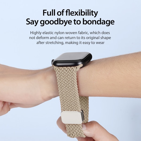 Dux Ducis Elastic Nylon Woven Strap Apple Watch Series 10 46mm B