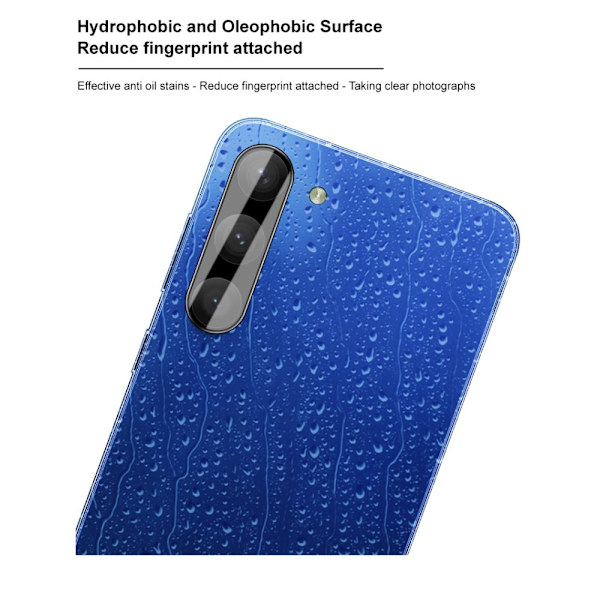 IMAK Hærdet Glas Linsebeskyttelse Samsung Galaxy S23/S23 Plus Sort
