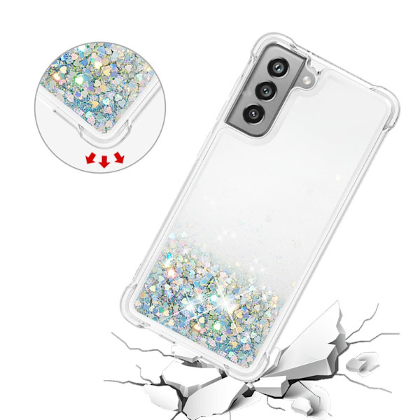 Glitter Bling TPU Case Samsung Galaxy S21 FE Silver