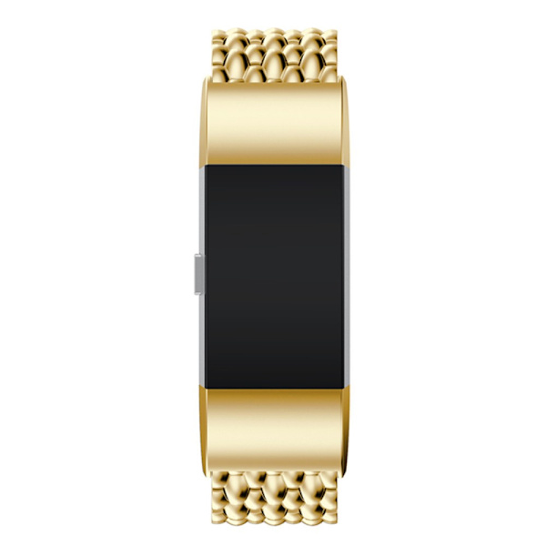 Metallarmband i Fjärilsspänne Fitbit Charge 2 Guld