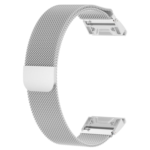Milanese Loop Armbånd Garmin Fenix 6S Sølv