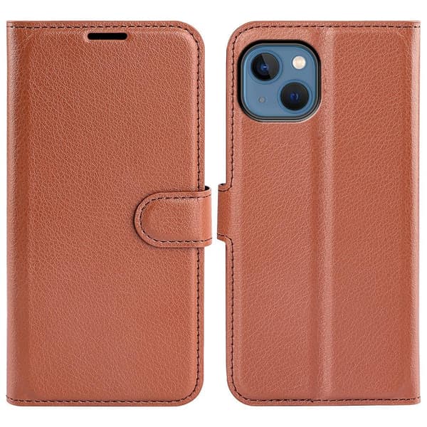 Mobilcover iPhone 14 Plus Brun