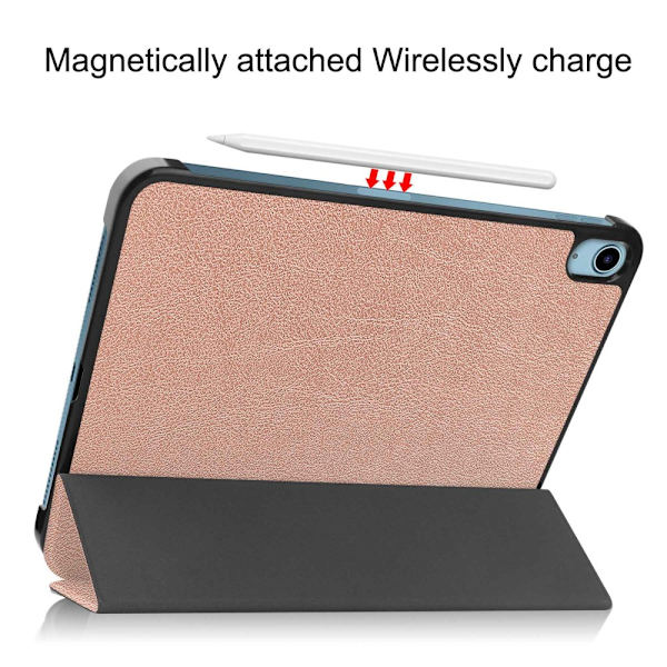 iPad 10.9 2022 (10. generation) Etui Tri-fold Roséguld